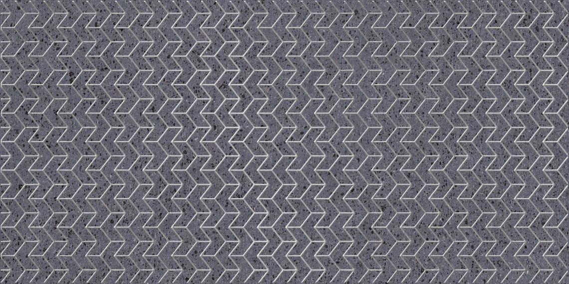 VitrA Stix Black Platin Decor Matt 30x60