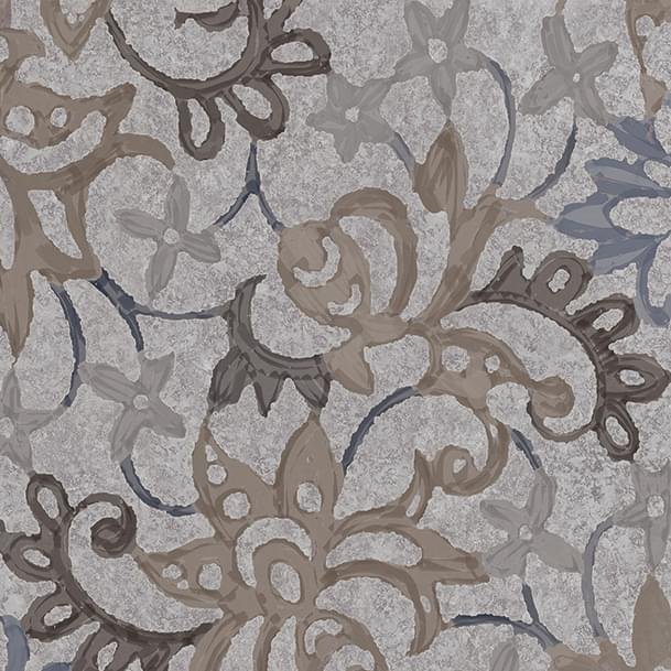 Viva Heritage Florita Deco Grey 20x20