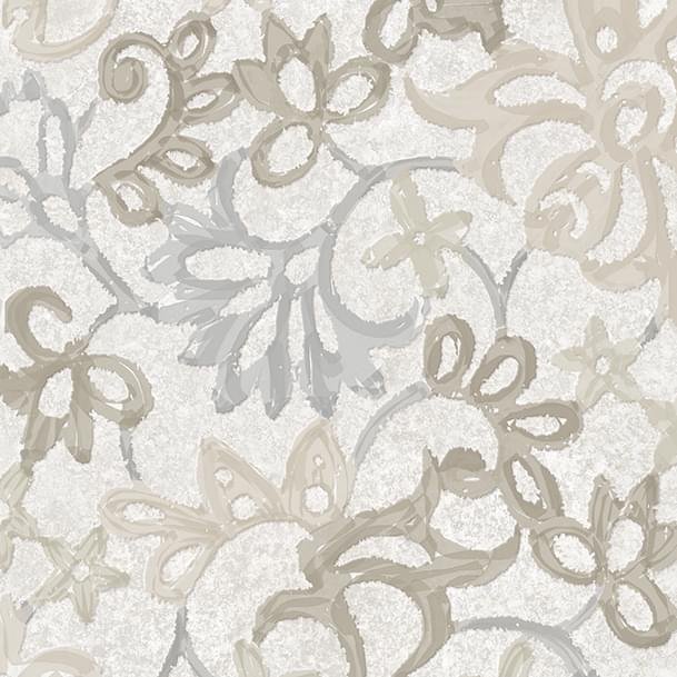 Viva Heritage Florita Deco Ivory 20x20