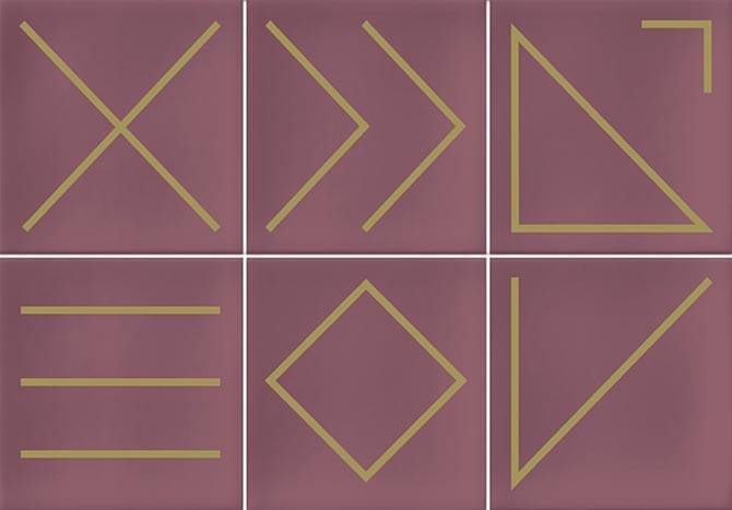 Vives Hanami Nagano Marsala 23x33.5