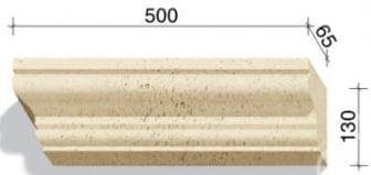 White Hills Декоративные Элементы Карниз 725-11-729-11 Бежевый 13x50 White Hills Декоративные Элементы Карниз 725-11-729-11 Бежевый 13x50