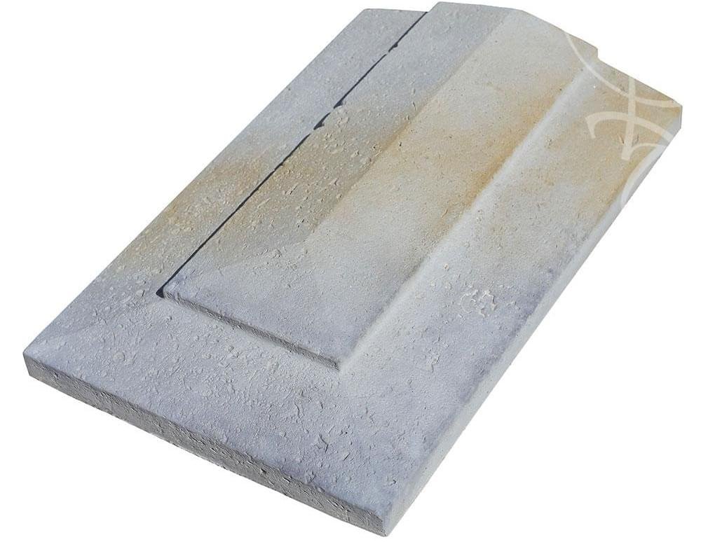 White Hills Декоративные Элементы Накрывная Плита Тиволи Трехскатная 921-80 Серый С Черными И Желтыми Подпалинами 50x52 White Hills Декоративные Элементы Накрывная Плита Тиволи Трехскатная 921-80 Серый С Черными И Желтыми Подпалинами 50x52