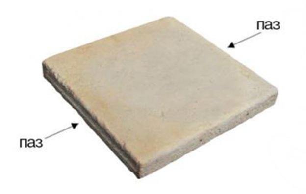 White Hills Тротуарная Плитка Ступень Тиволи Рядовая 914-14 32.4x32.4