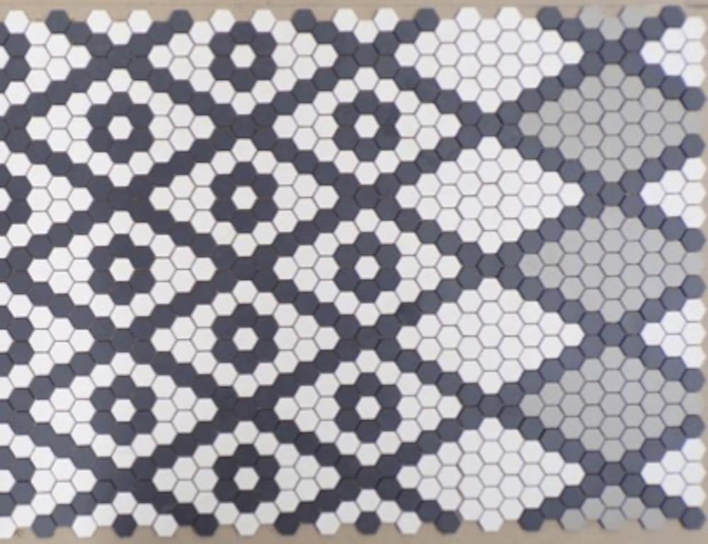 Winckelmans Complex Mosaics Special Design Fleur Grid 001 Hex-2.5 3.8Mm 100x100