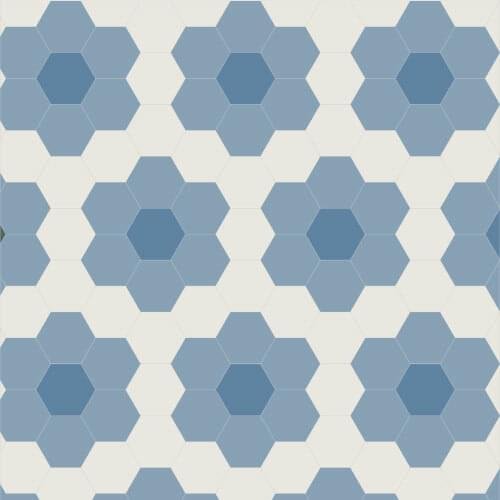 Winckelmans Complex Mosaics Special Design Flower 2-004 Hex-10 9Mm 100x100