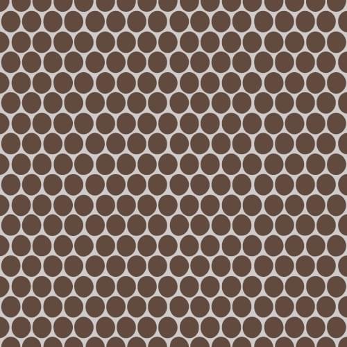Winckelmans Rounds Mosaics Rounds D18 Brown Bru 28x30