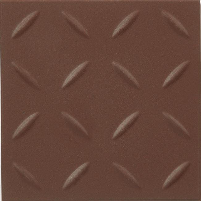 Winckelmans Simple Colors Anitslip Cx.10 Relief R10 Brown Bru 10x10