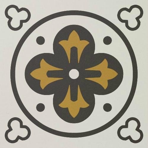 Winckelmans Simple Colors Decors Encaustic Enc03 Remi 01 10x10