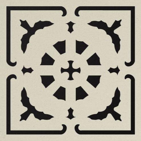 Winckelmans Simple Colors Decors Encaustic Enc14 Flow 05 7x7
