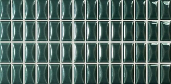 Wow 3D Bars Bevel Emerald Gloss 12.5x25