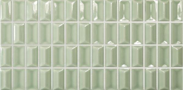 Wow 3D Bars Diamond Jade Gloss 12.5x25