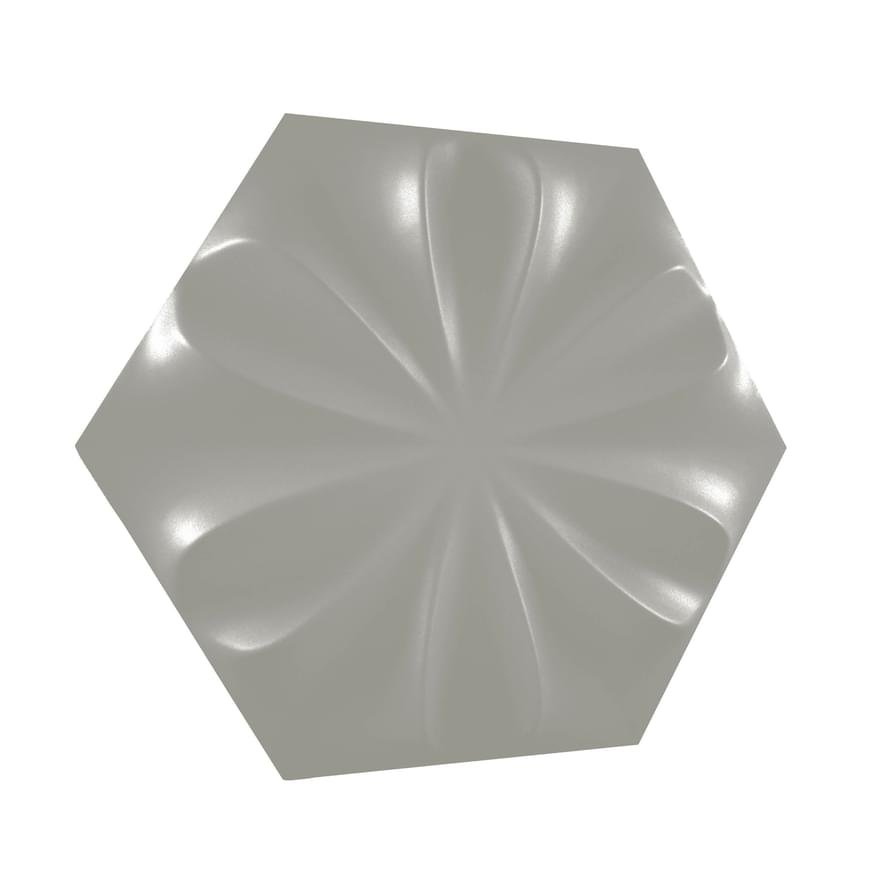 Wow Wow Collection Fiore Ash Grey Matt 21.5x25