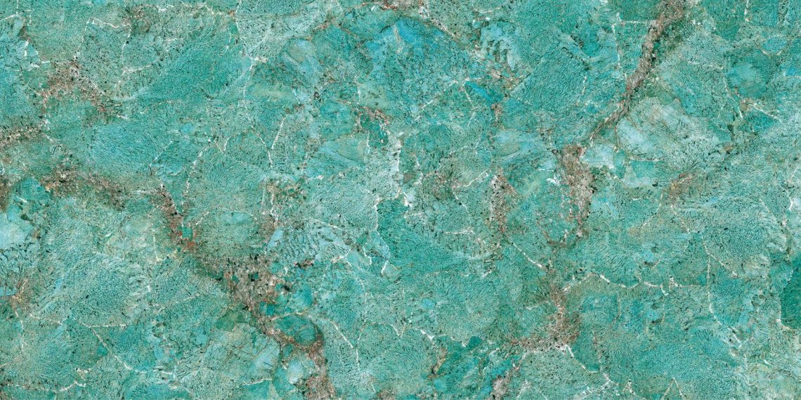 Zodiac Ceramica Porcelain Amazon Green Gloss 160x320