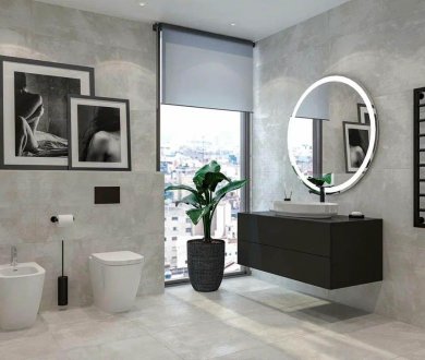 Плитка AGL Tiles коллекция Metal Cemento