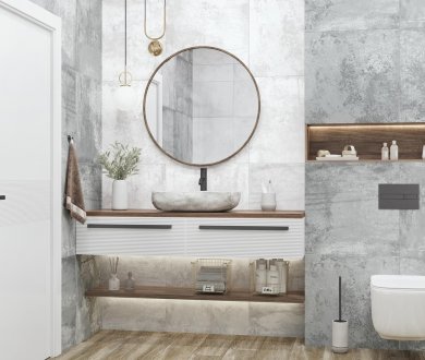 Плитка Alma Ceramica коллекция Cemento