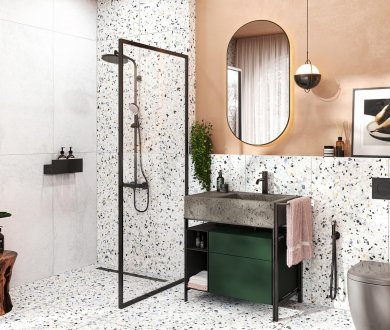 Плитка Alma Ceramica коллекция Terrazzo