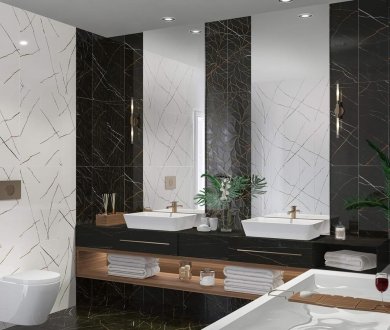 Плитка Eletto коллекция Black And Gold