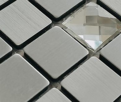 Плитка Керамоград коллекция Мозаика Алюминиевая