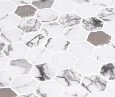 Плитка Onix Mosaico коллекция Hex Marmoreal