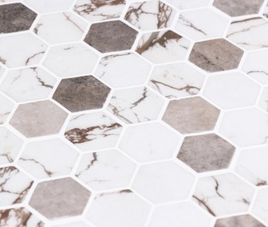 Плитка Onix Mosaico коллекция Hex Marmoreal