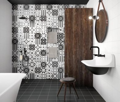 Плитка Sant Agostino коллекция Patchwork BW
