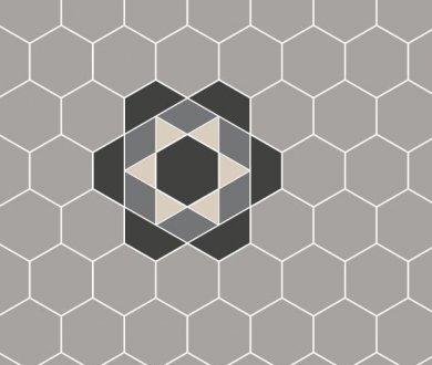 Плитка TopCer коллекция Hexagon Inserts