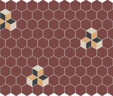 Плитка TopCer коллекция Hexagon Inserts