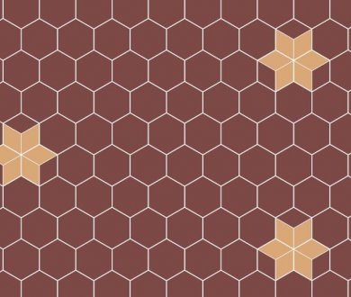 Плитка TopCer коллекция Hexagon Inserts