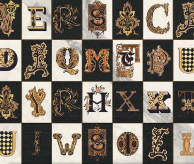 Плитка Versace коллекция Alphabet