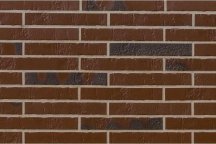 ABC Klinker Klinker Fasad Alaska Braun Kohlebrand Schieferstruktur Langformat Str 7.1x36.5