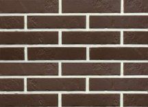 ABC Klinker Klinker Fasad Braun Schieferstruktur Str 5.2x24
