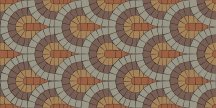 ABK Wide And Style Plus Digital+ Pave Brown Set 4 Pcs 120x240
