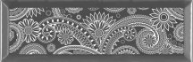 Absolut Keramika Monocolor Biselado Decor Silver 7.5x15