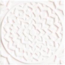 Adex Earth Relieve Mandala Cosmos Navajo White 15x15