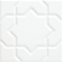 Adex Neri Liso Star Blanco Z 15x15