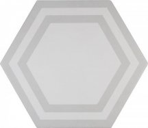 Adex Pavimento Hexagono Deco Light Gray 20x23