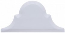 Adex Renaissance Arabesco Biselado Remate Snow Cap 7.5x15