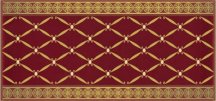 Almera Noblesse Cenefa Delis Burdeos Gold 9.2x20