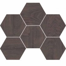 Ametis Selection Мозаика Si04 Hexagon Мат 25x28.5