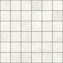 Aparici Baffin Ivory Mud Mosaico 5x5 29.75x29.75
