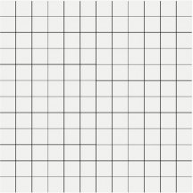 Aparici Glimpse White Mosaico 2.5x2.5 29.75x29.75