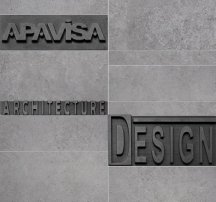 Apavisa Anarchy Grey Natural Mosaico Letters 29.75x29.75