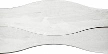 Apavisa Materia White Natural Ramp Onda 18.14x89.46