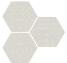Apavisa Punto Croce White Natural Hexagon 25x29