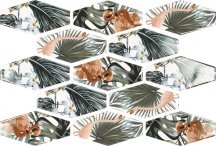 Ape Harlequin Curazao White Mix 10x20