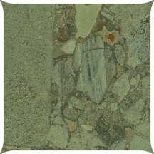Arcana Black And Cream Chec Starry Green Giada 24.3x24.3