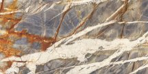 Ariostea Ultra Marmi Blue Tempest Block B Luc Shiny 6 mm 150x300