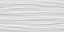 Atlas Concorde 3D Wall Ribbon White Matt 40x80