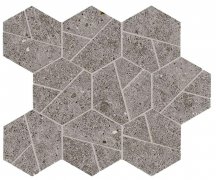 Atlas Concorde Boost Stone Smoke Mosaico Hex 25x28.5