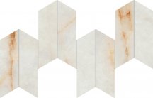 Atlas Concorde Marvel Diva Ice Crystal Mosaico Chevron Velvet 17.5x46.3